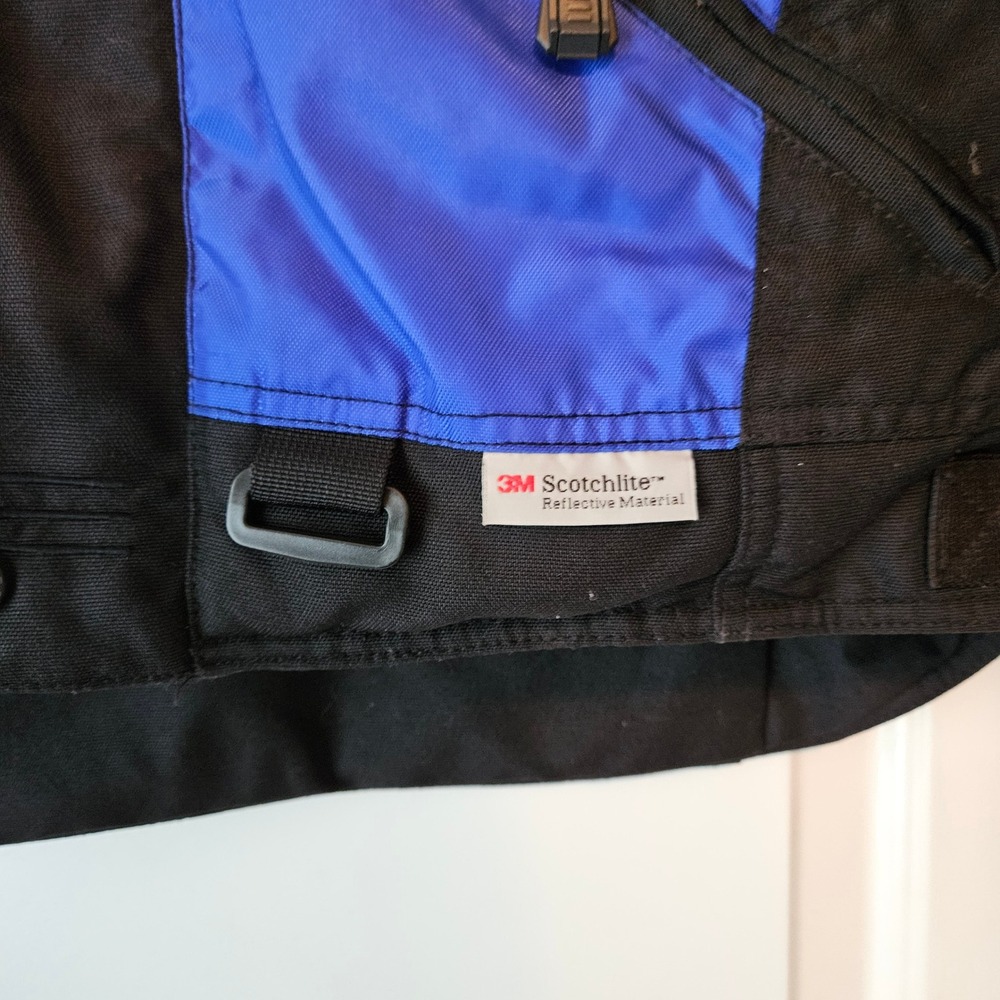 Castle X Racewear Snowmobile Method Jacket Mens‎ XS Blue Black Reflective Hitena - Picture 9 of 11